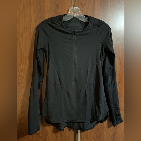 lululemon athletica Tops - Lululemon Half Zip Long Sleeve Tee